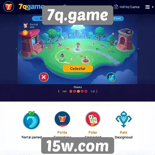 Explorando a interface do usuário no 7q.game